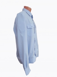 Рубашка форменная "Полиция", голубая, длинный рукав