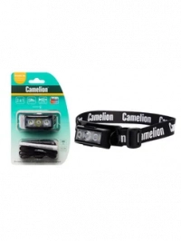 Фонарь налобный Camelion 53403 мигающий красный и синий свет