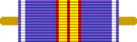Орденская планка "За усердие в службе ФСИН" (II степень)