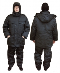 Куртка зимняя «Аляска» тк. грета чёрная