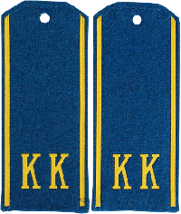 Погоны для кадетов (КК) синие сукно