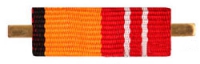 Орденская планка «Воинская доблесть» (II степень)