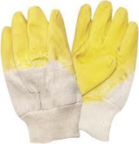 Перчатки рабочие жёлтые