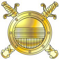 Эмблема петличная Внутренняя Служба МВД Золото