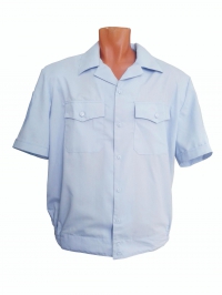 Рубашка форменная "Полиция", с коротким рукавом, голубая