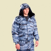 Куртка зимняя для ФСИН "Норд" серый камуфляж