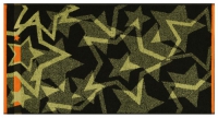 Полотенце сувенирное махровое «Зелёные звёзды»