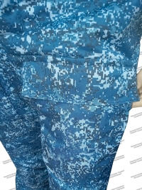 Полукомбинезон зимний «Альфа» Синяя цифра, ткань оксфорд