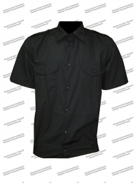 Рубашка форменная, короткий рукав, черная