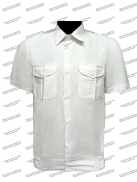 Рубашка форменная, Короткий рукав, Белая