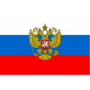 Флаг России с гербом 90х135