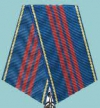 Муаровая орденская лента "За заслуги в управленческой деятельности МВД" (III степени)