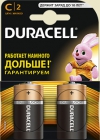 Батарейки большие Duracell размер C (LR14)