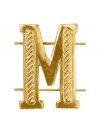 Буква на погоны «М», Золото