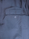 Нагрудный карман - Костюм "Полиция", Офисный, Темно-синий, тк. Габардин