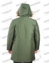 Куртка зимняя МПА-40-02 «Аляска» зелёная, ткань рип-стоп мембрана