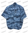 Рубашка форменная, Синий камуфляж (короткий рукав)