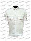 Рубашка "Правоохранительная деятельность", белая, короткий рукав, с липучками