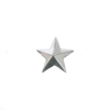 Звезда на погоны мет. 13 мм серебро