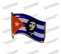 Флаг на пимсе с изображением Че Гевары